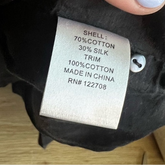 Y2K Johnny Was Pete & Greta Black Midi Dress silk M - Picture 5 of 7